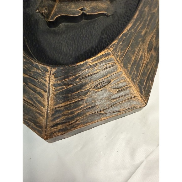 Coffee Grinder Dart Ind Wall Hangings Vtg 1970s Copper Look Plastic 12" Set of 2 - Picture 9 of 12